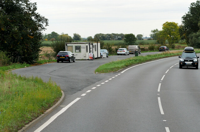 a nice layby in Britain