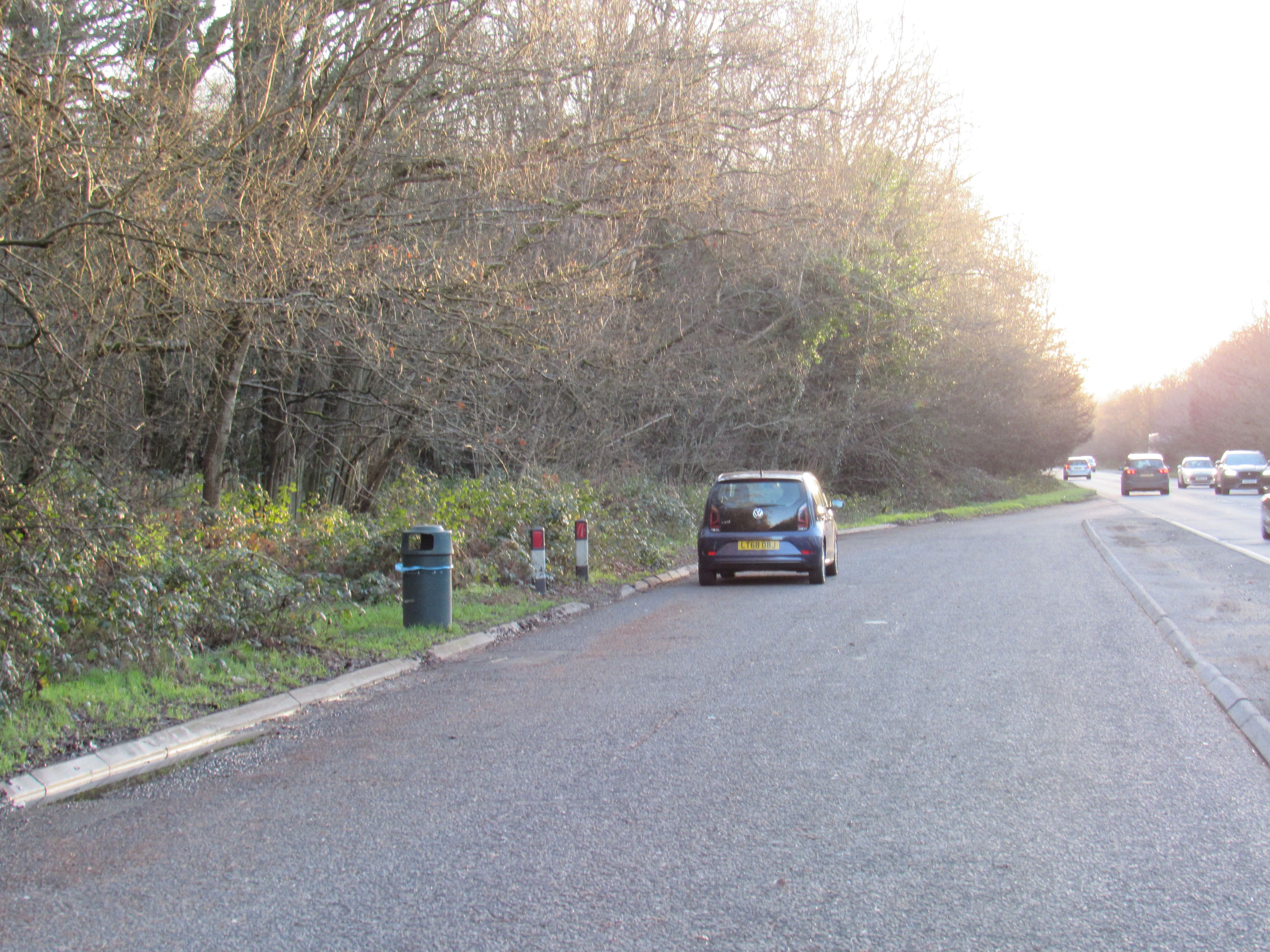 pic of a layby in Tunbridge Wells
