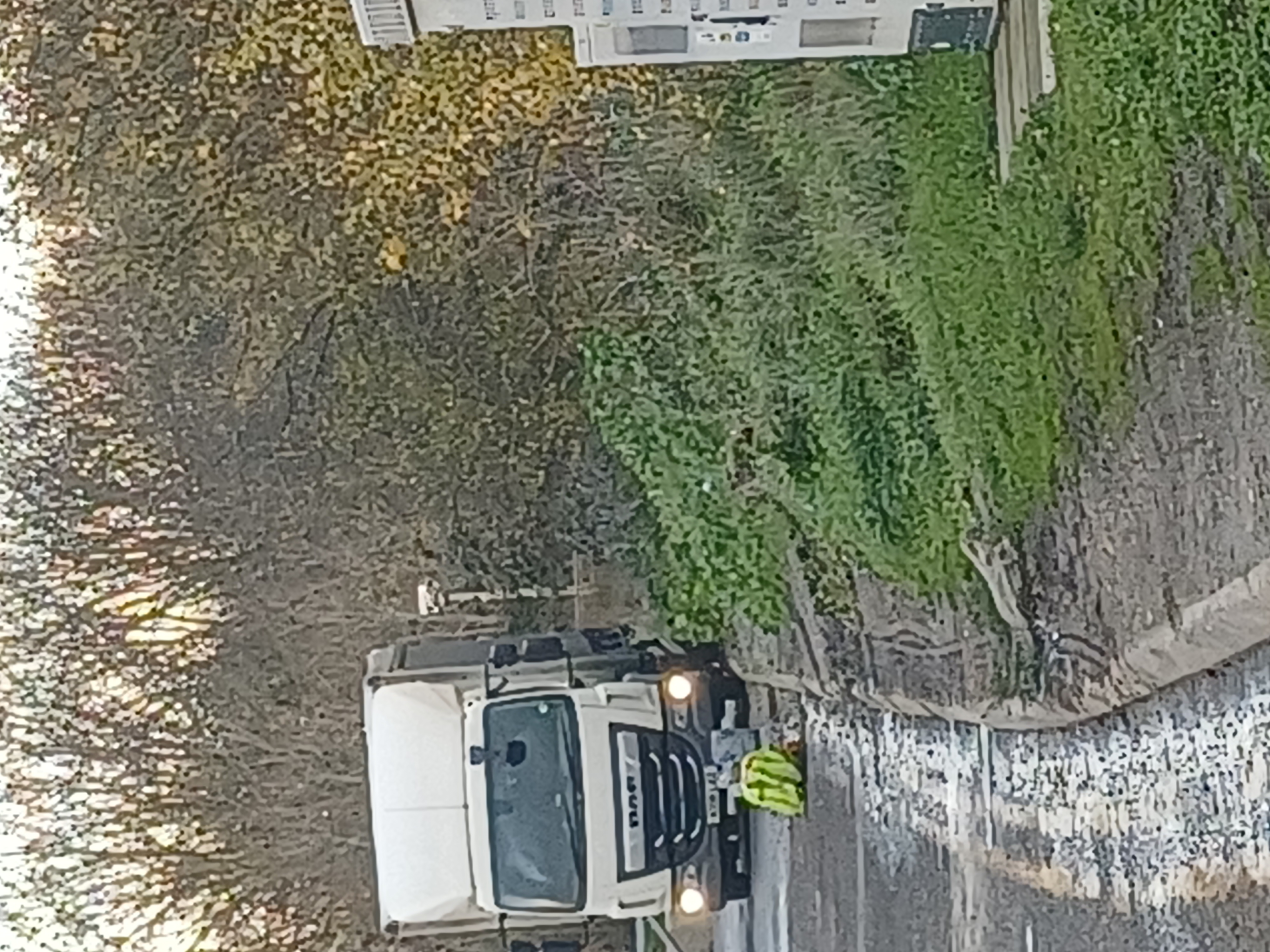 a talking CCTV at a layby